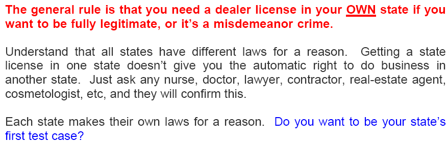 TEXAS CAR AUCTION LICENSE DEALER